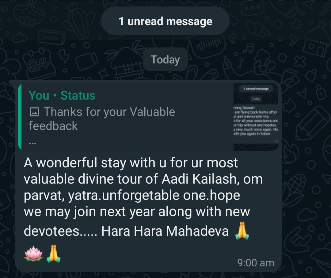 Nagarjuna Travels Customer Testimonial 26